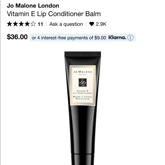 Makeup Jo Malone Londonvitamin E Lip Conditioner Balm Poshmark